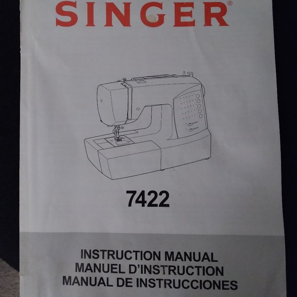7422 Singer Sewing Machine Manual - Picture 1 of 2